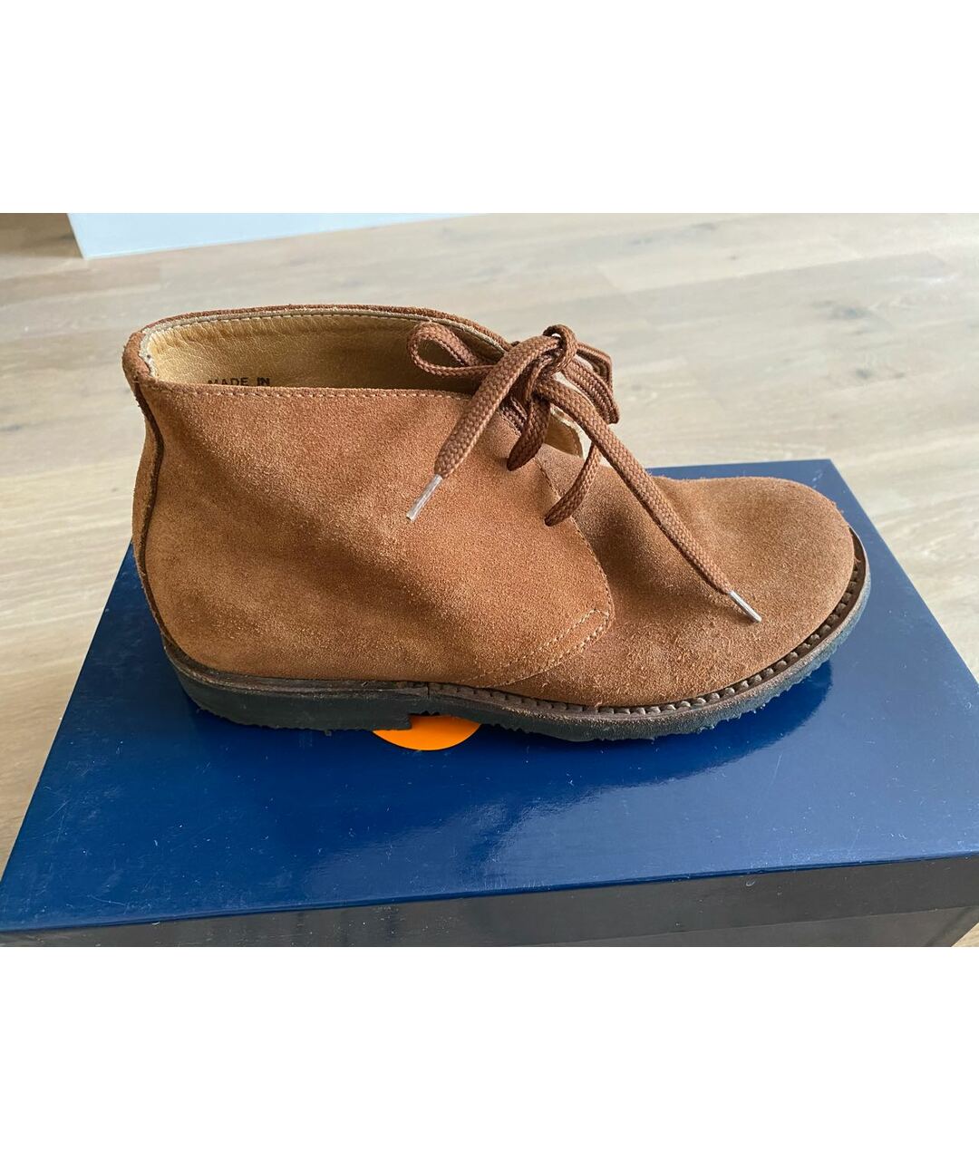 GALLUCCI Оранжевое замшевые ботинки, фото 5