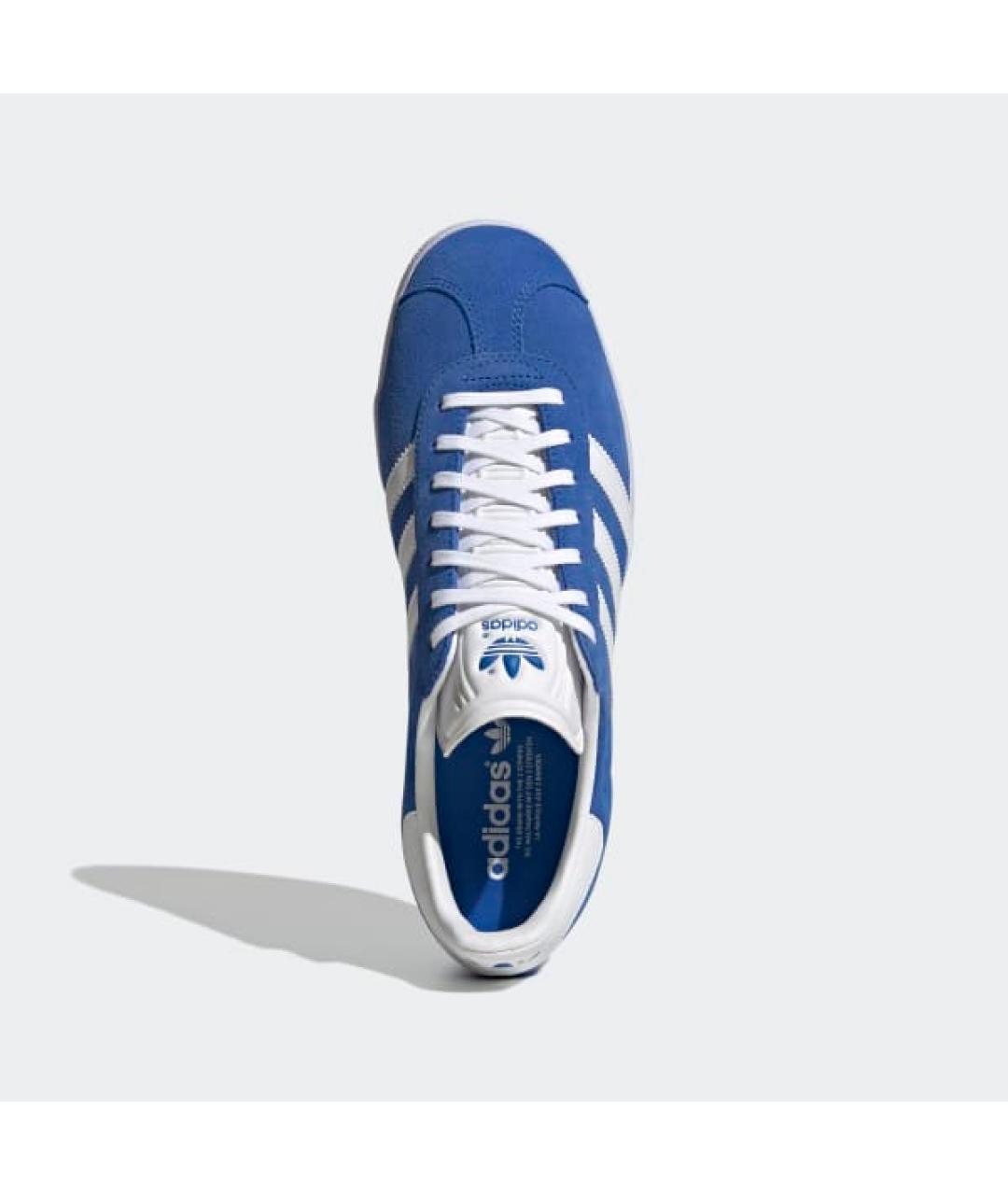 ADIDAS Синие бархатные кроссовки, фото 2