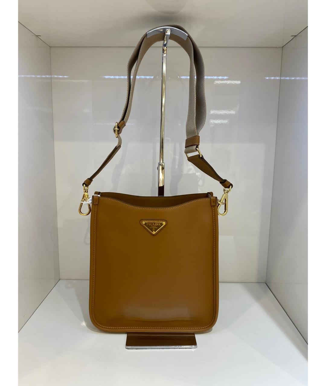 PRADA Коричневая сумка через плечо, фото 2