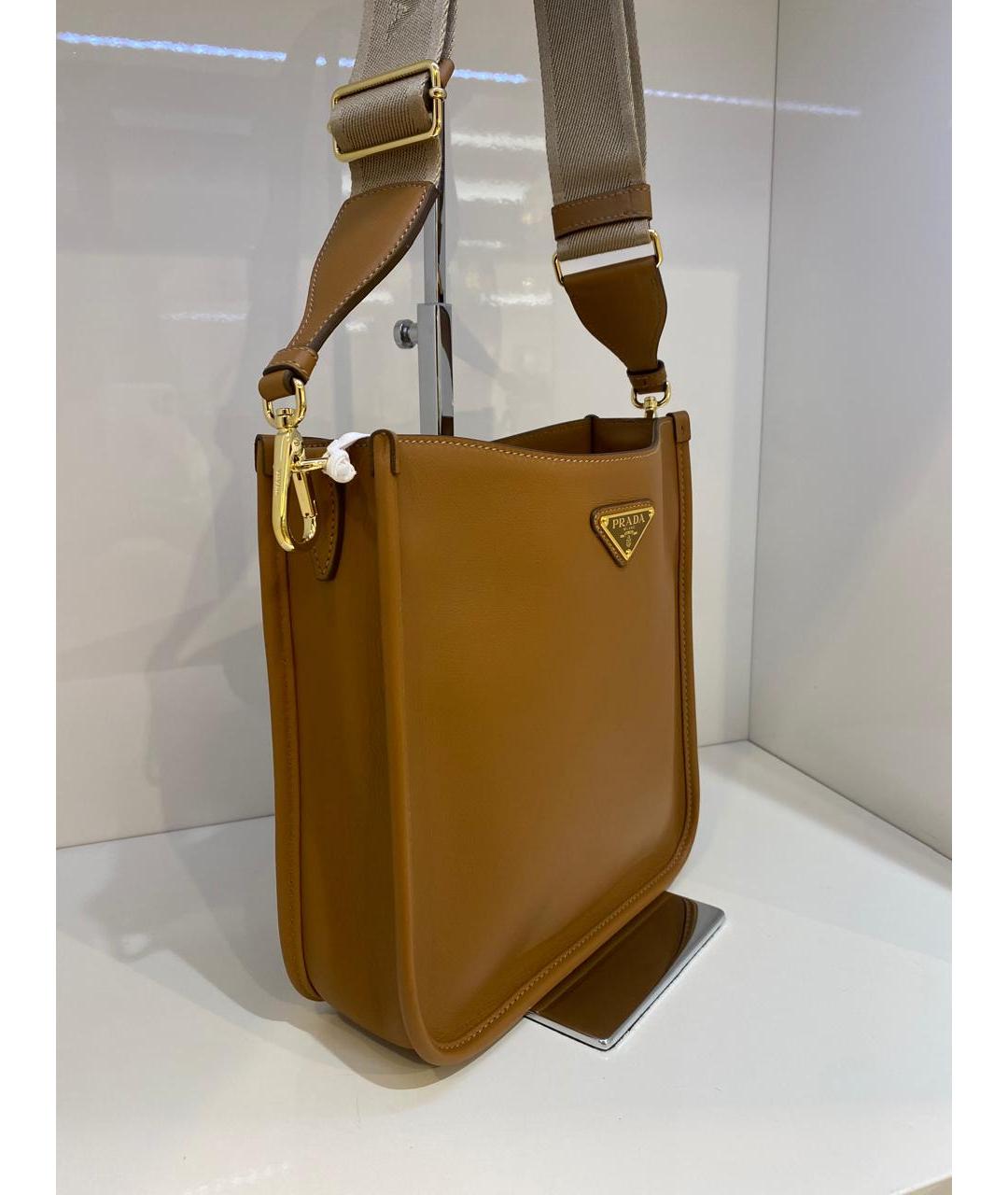PRADA Коричневая сумка через плечо, фото 3