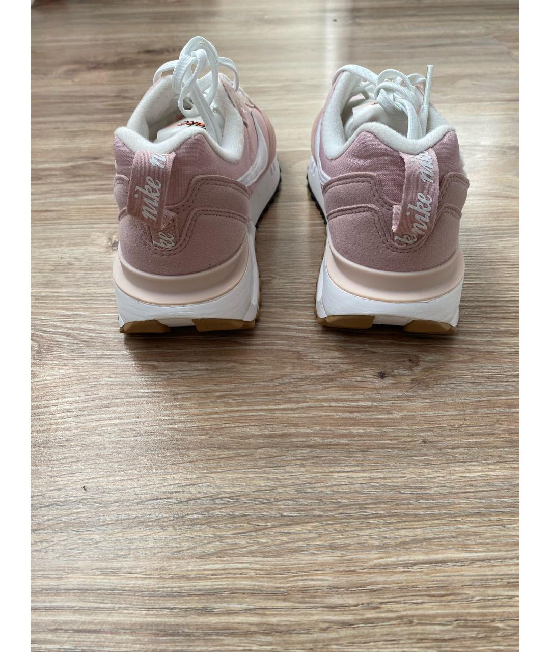 NIKE Розовые текстильные кроссовки, фото 4