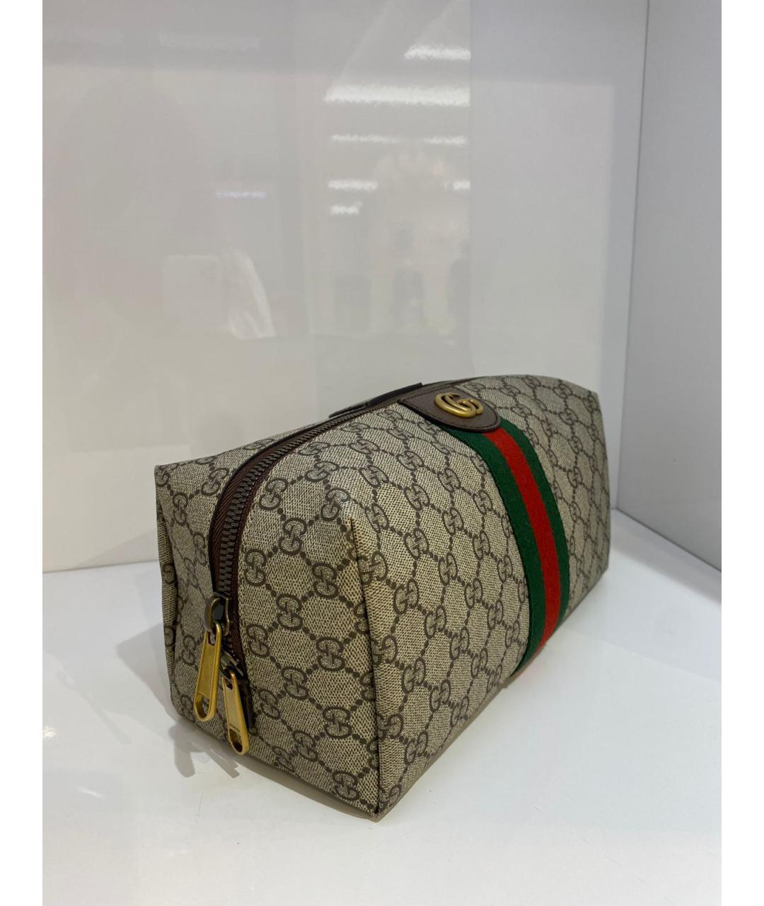 GUCCI Бежевая косметичка, фото 2