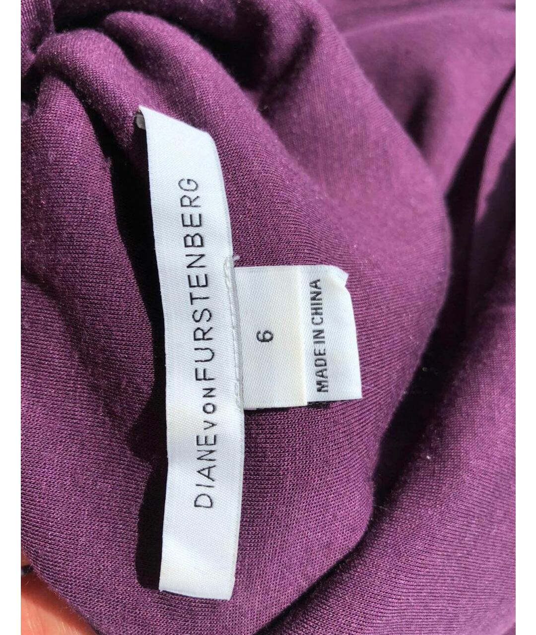 DIANE VON FURSTENBERG Фиолетовое кружевное вечернее платье, фото 7