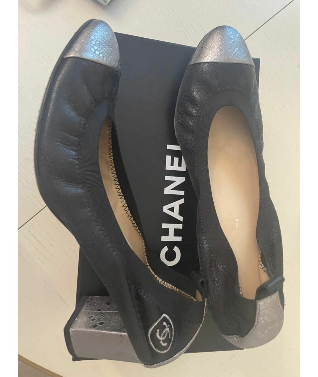 CHANEL PRE-OWNED Черные туфли, фото 5