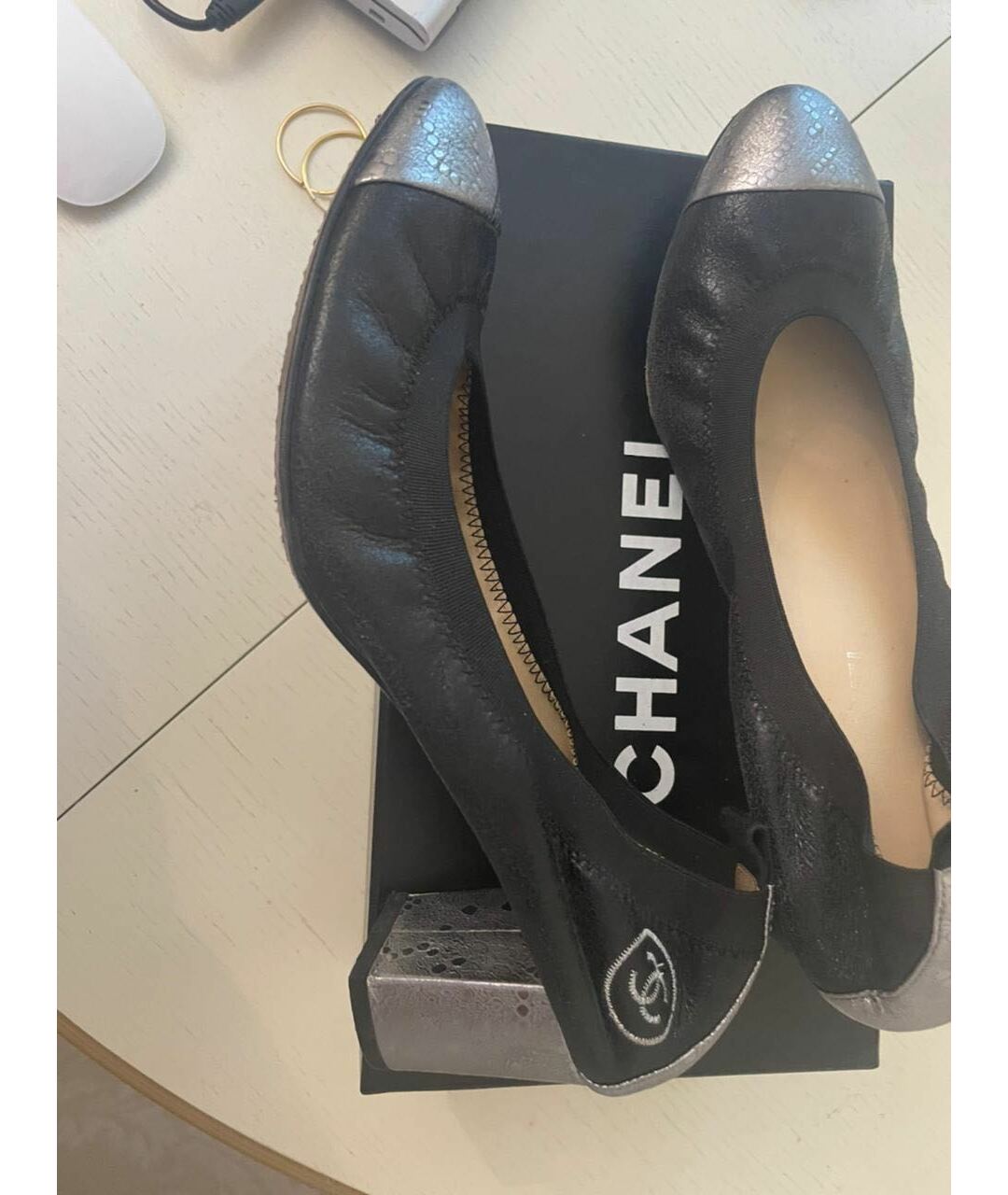CHANEL PRE-OWNED Черные туфли, фото 6