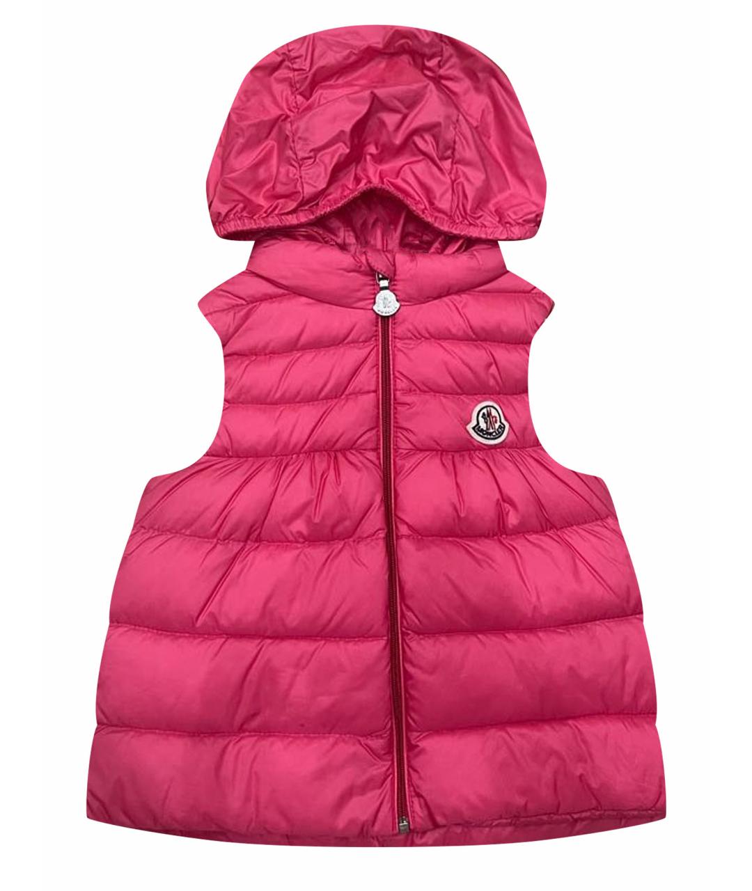 MONCLER Фуксия жакет / жилет, фото 1