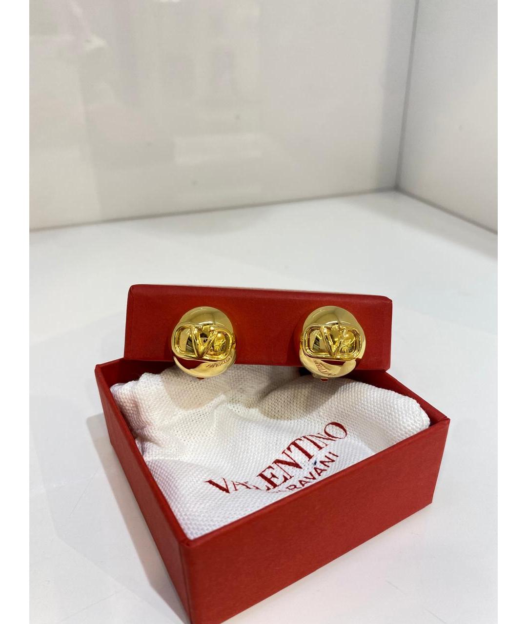 VALENTINO Золотые серьги, фото 3