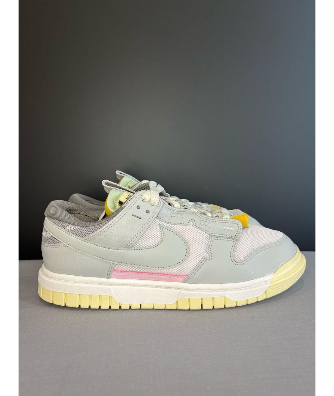 NIKE Серые текстильные низкие кроссовки / кеды, фото 8