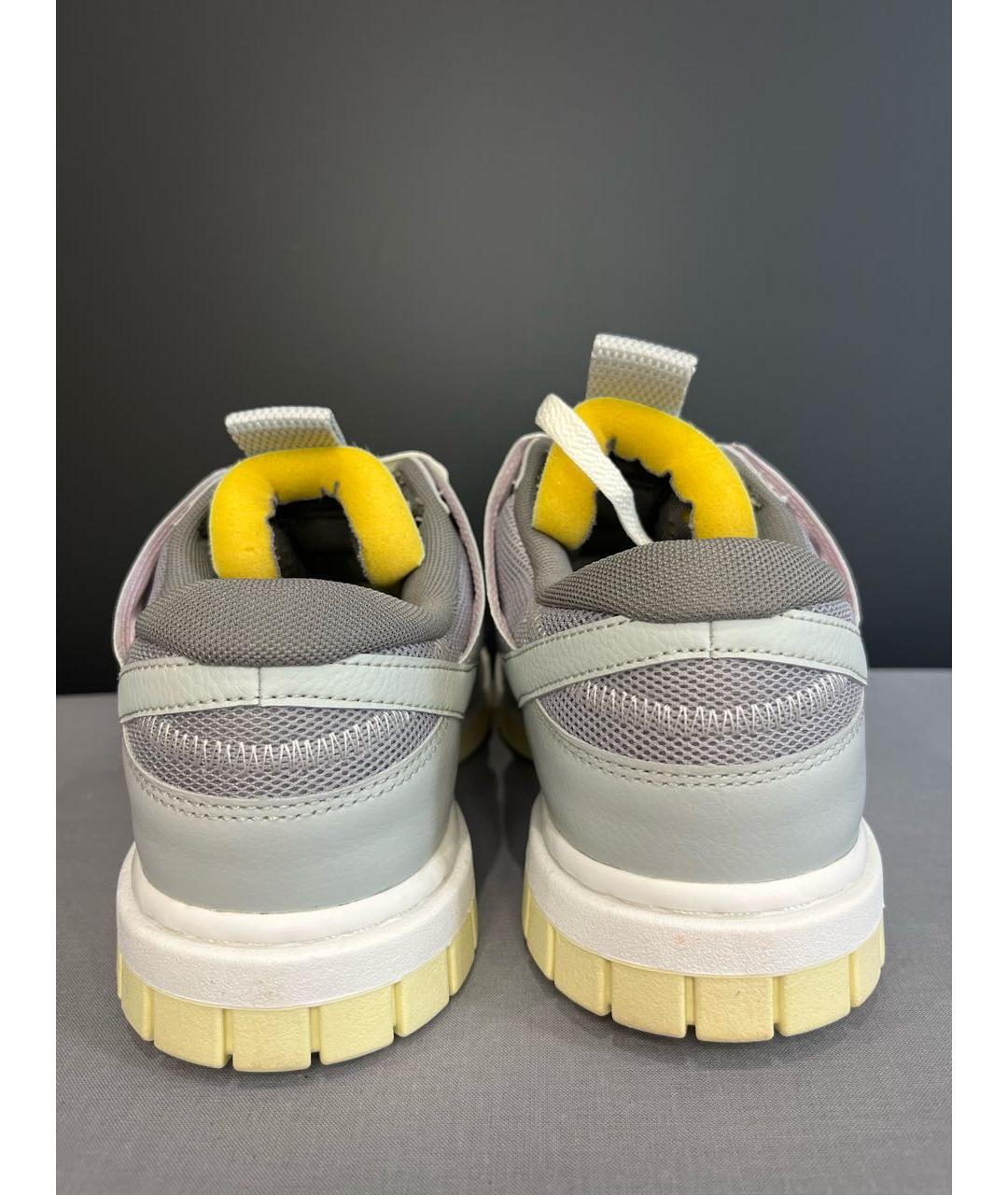 NIKE Серые текстильные низкие кроссовки / кеды, фото 4