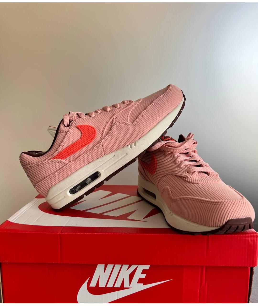 NIKE Коралловые низкие кроссовки / кеды, фото 7