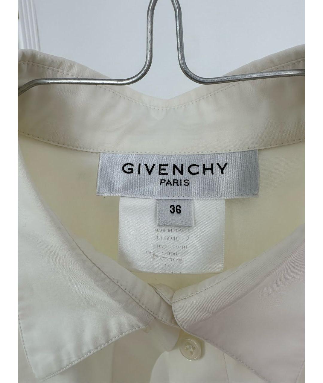 GIVENCHY Белая хлопковая рубашка, фото 3