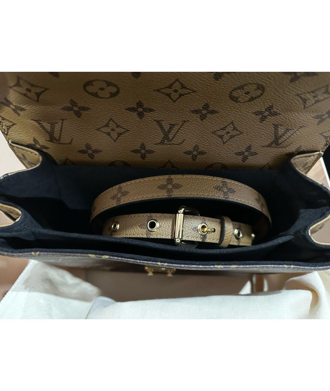 LOUIS VUITTON Коричневая сумка через плечо, фото 7