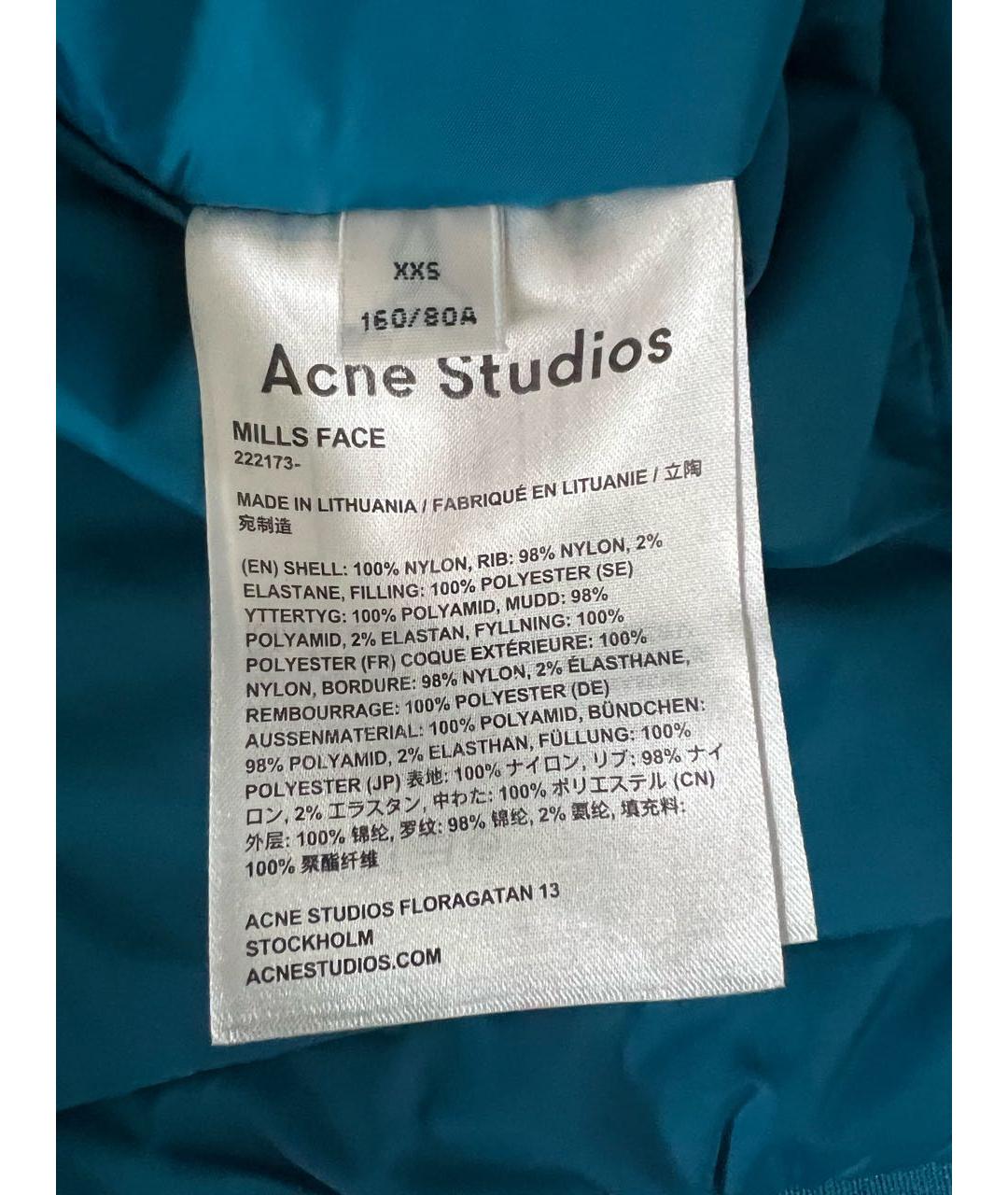 ACNE STUDIOS Мульти полиэстеровая куртка, фото 7