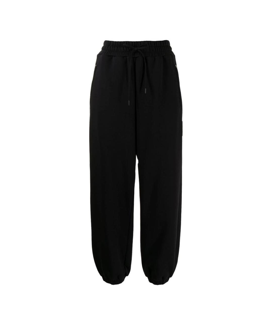 3.1 PHILLIP LIM Черные хлопковые спортивные брюки и шорты, фото 1