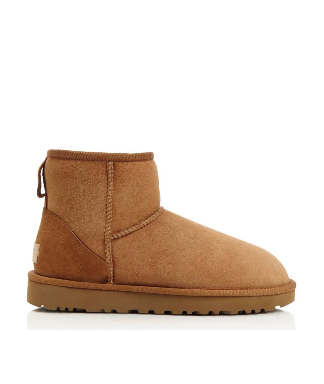 UGG AUSTRALIA Коричневые замшевые сапоги, фото 5