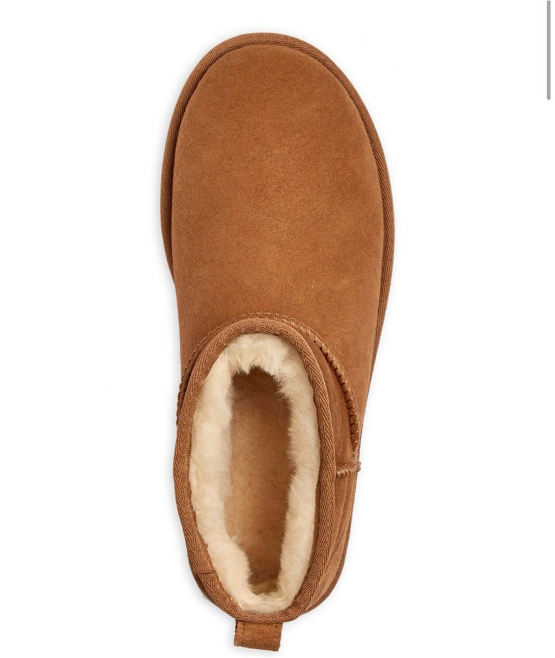 UGG AUSTRALIA Коричневые замшевые полусапоги, фото 3