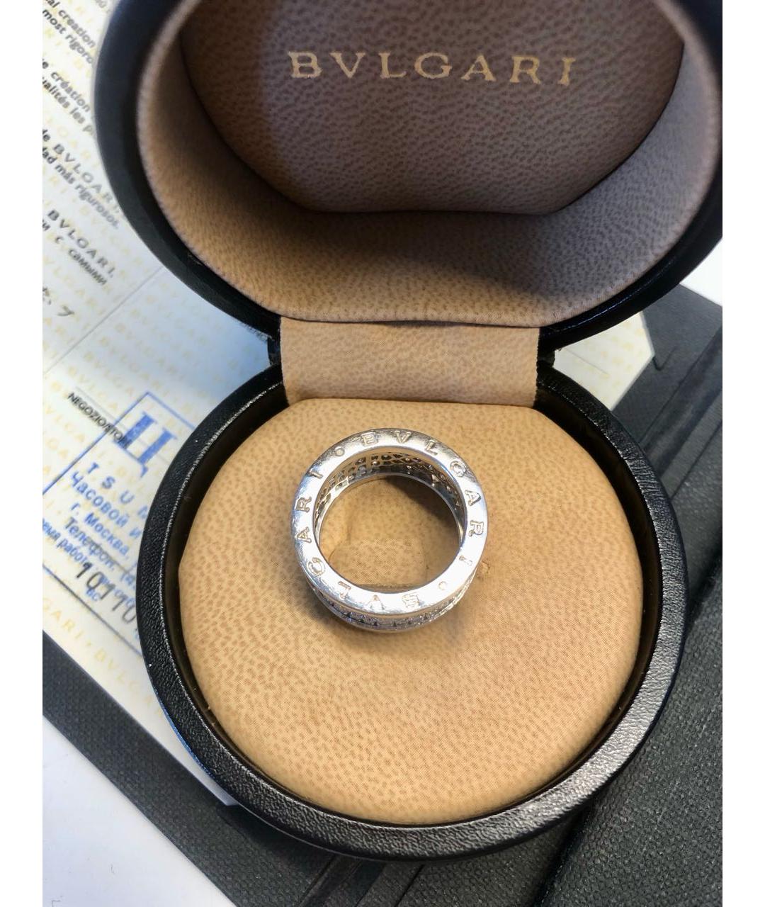 BVLGARI Серебряное кольцо из белого золота, фото 6