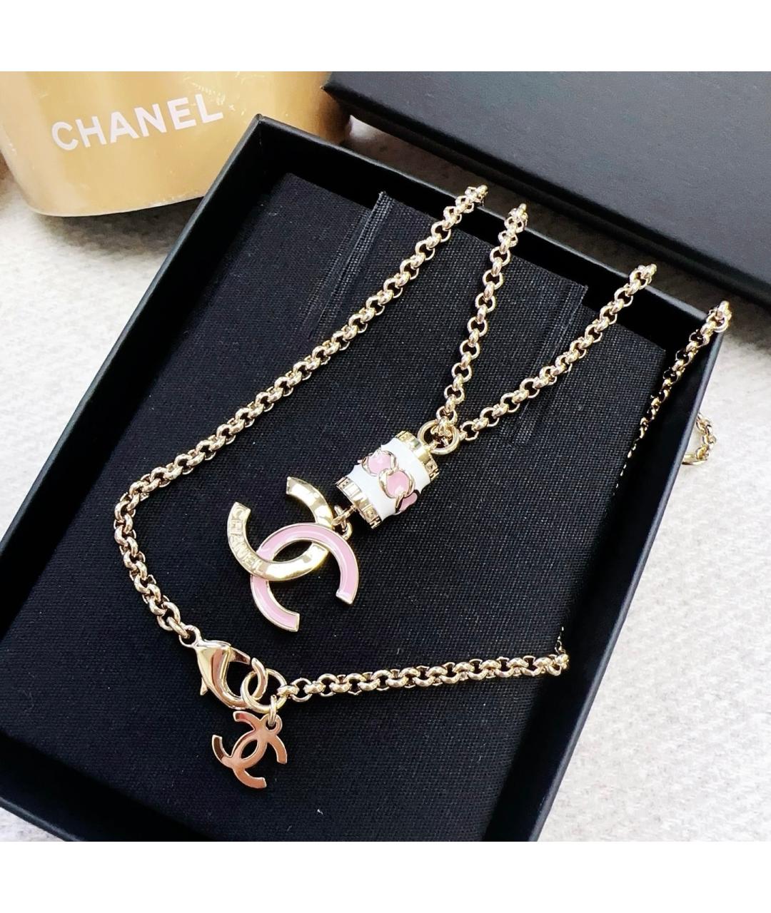 CHANEL Золотое латунное колье, фото 4