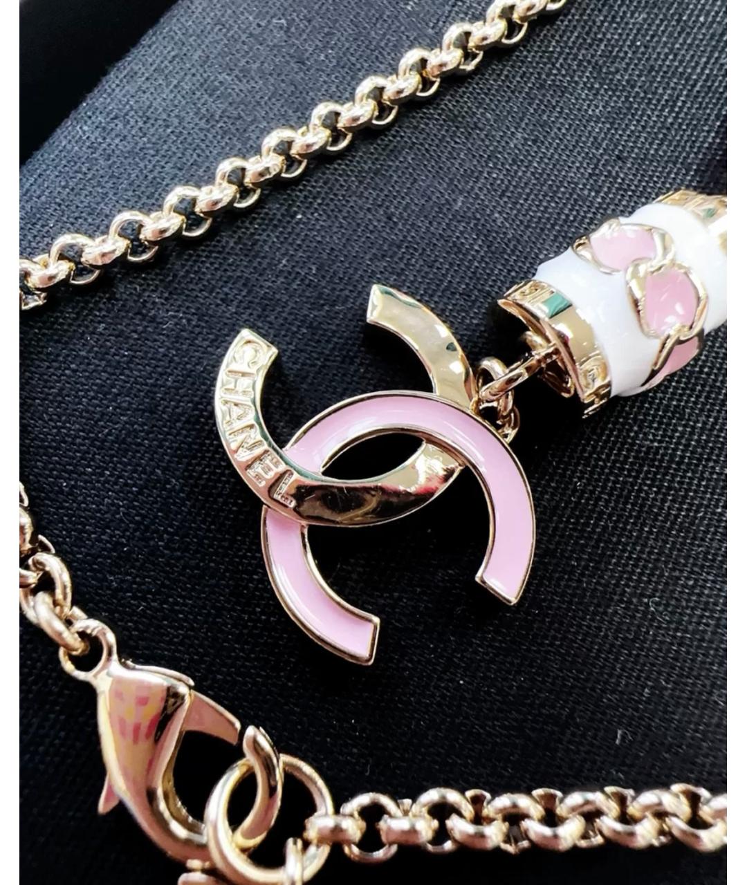 CHANEL Золотое латунное колье, фото 3