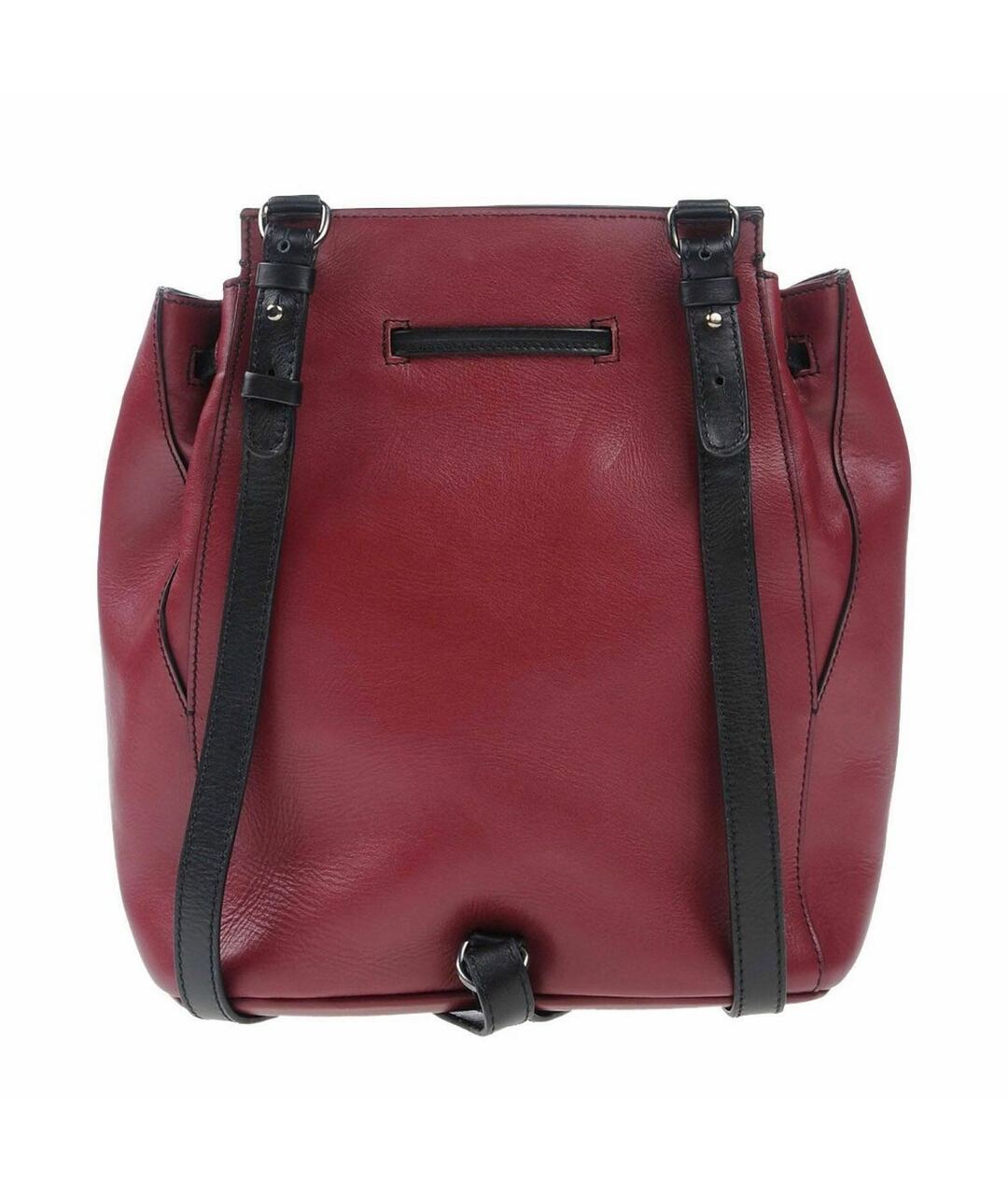 JUST CAVALLI Бордовый кожаный рюкзак, фото 3