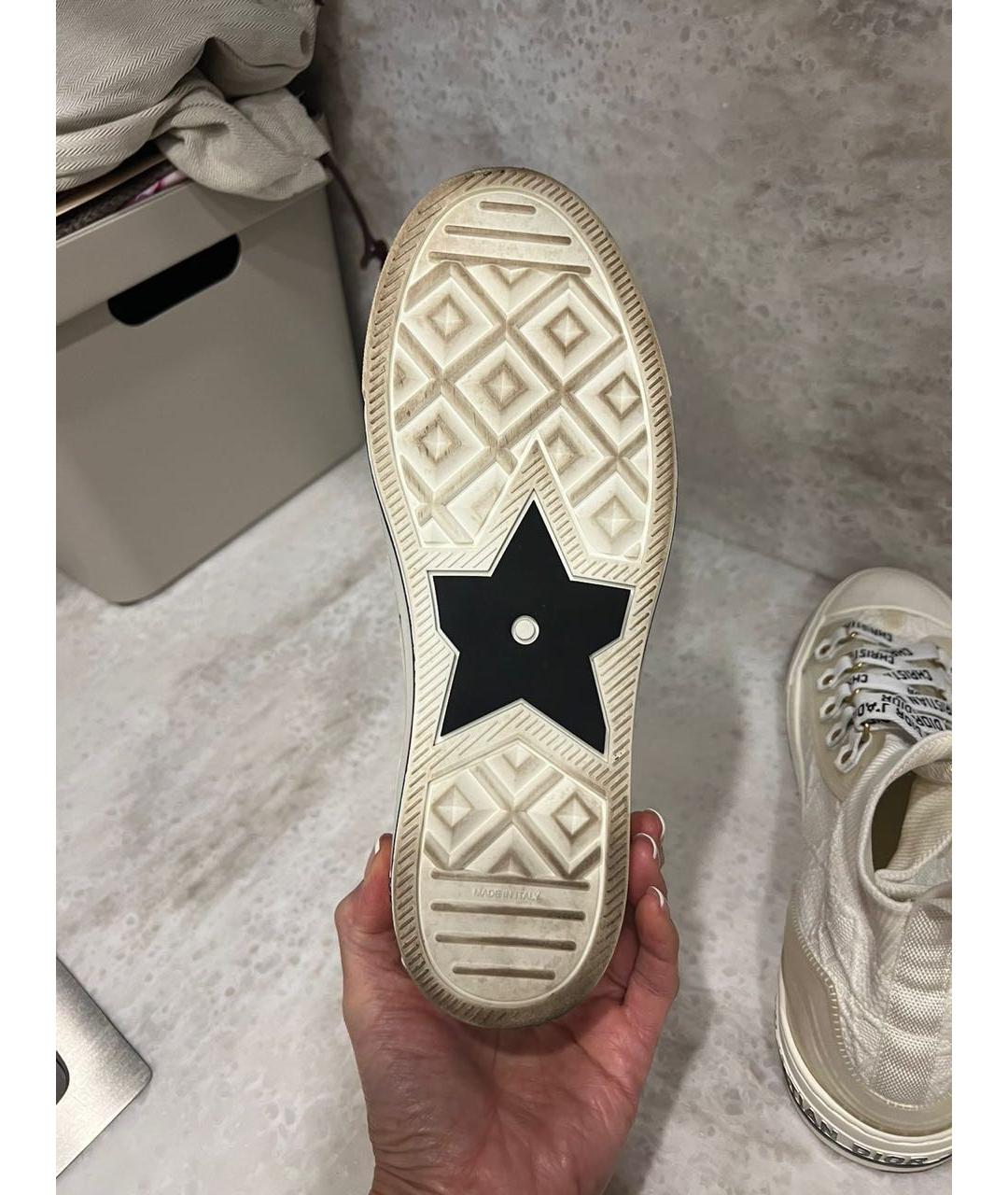 CHRISTIAN DIOR Белые кеды, фото 5