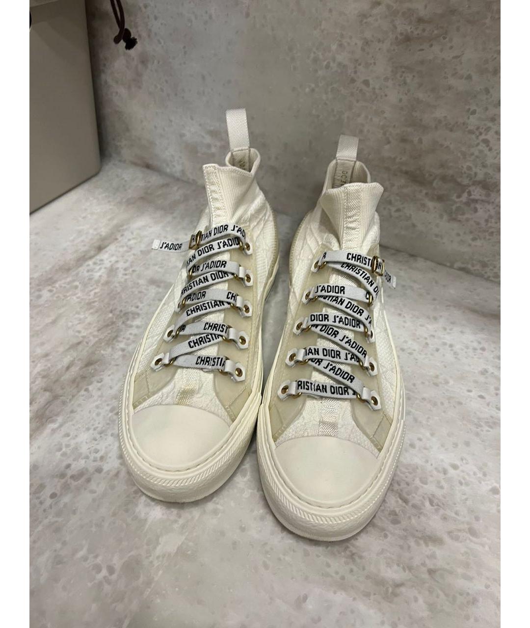 CHRISTIAN DIOR Белые кеды, фото 2