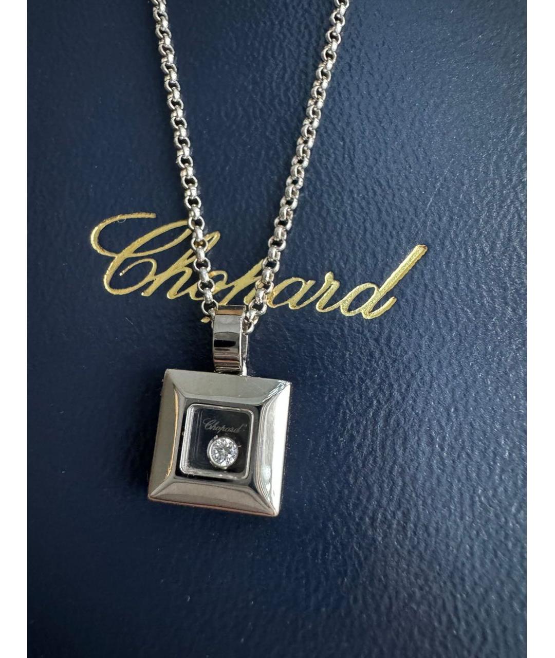 CHOPARD Белое колье из белого золота, фото 3