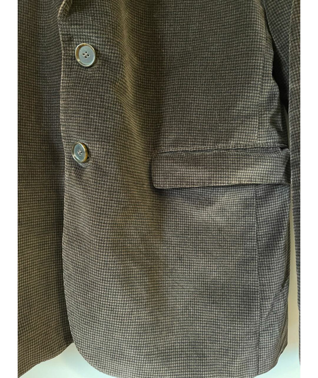 HUGO BOSS Коричневый велюровый пиджак, фото 2