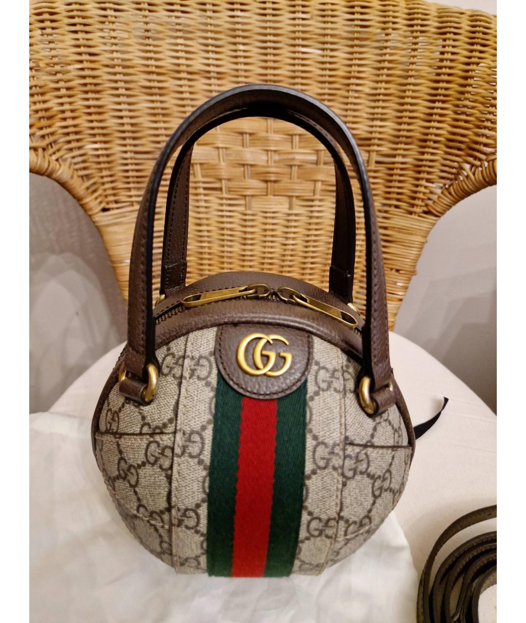 GUCCI Мульти сумка с короткими ручками из искусственной кожи, фото 10