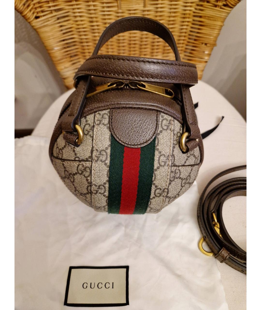 GUCCI Мульти сумка с короткими ручками из искусственной кожи, фото 3