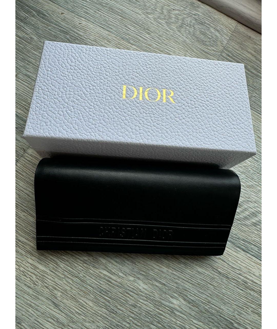 CHRISTIAN DIOR Белые пластиковые солнцезащитные очки, фото 4