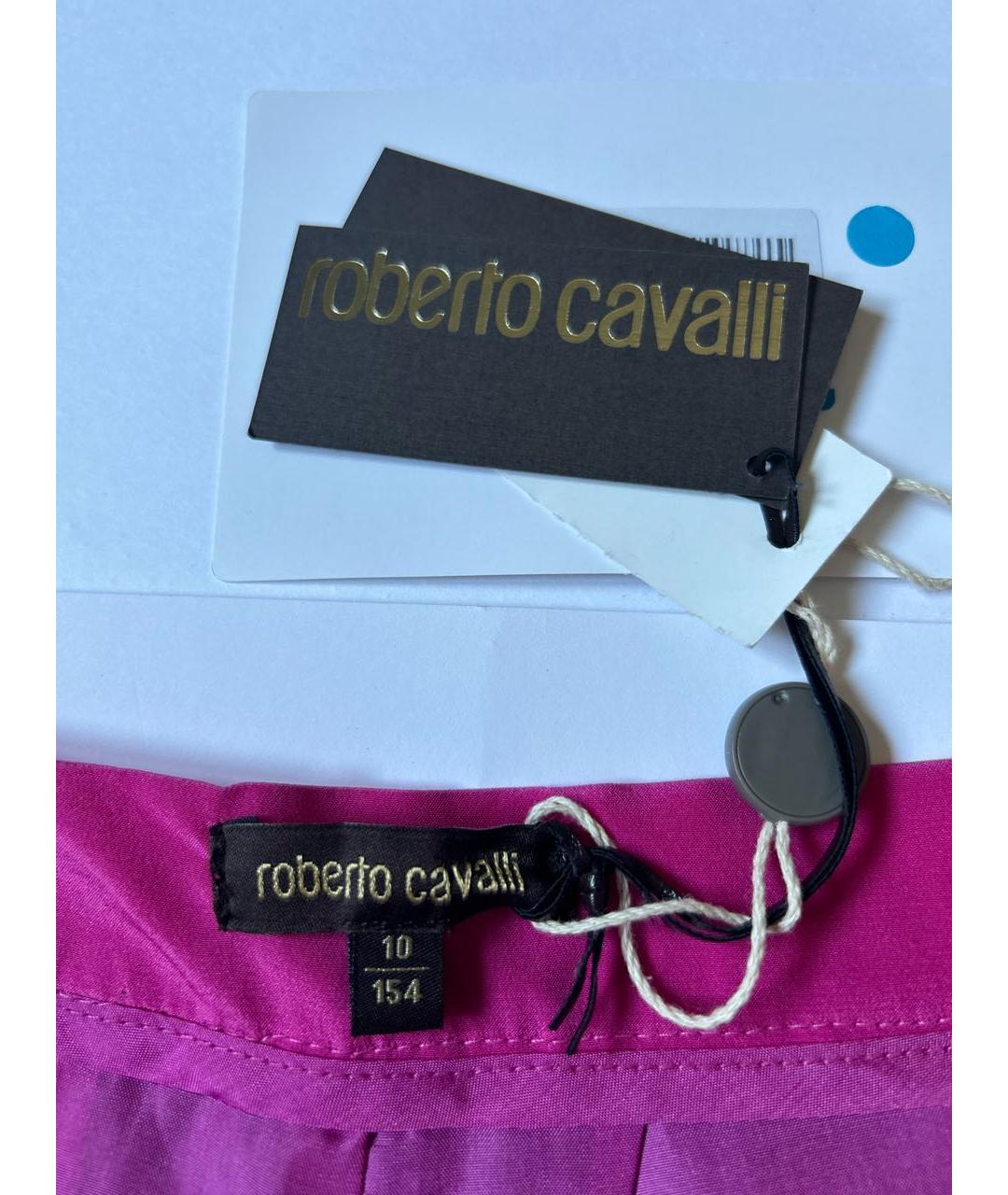 ROBERTO CAVALLI Фиолетовые брюки и шорты, фото 3