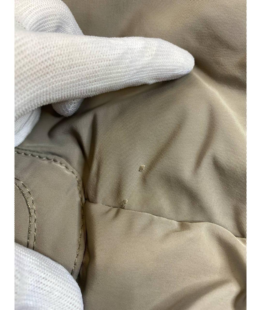 MONCLER Антрацитовый полиамидовый пуховик, фото 7