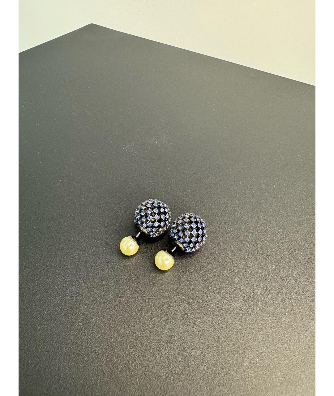 CHRISTIAN DIOR Синие жемчужные серьги, фото 4