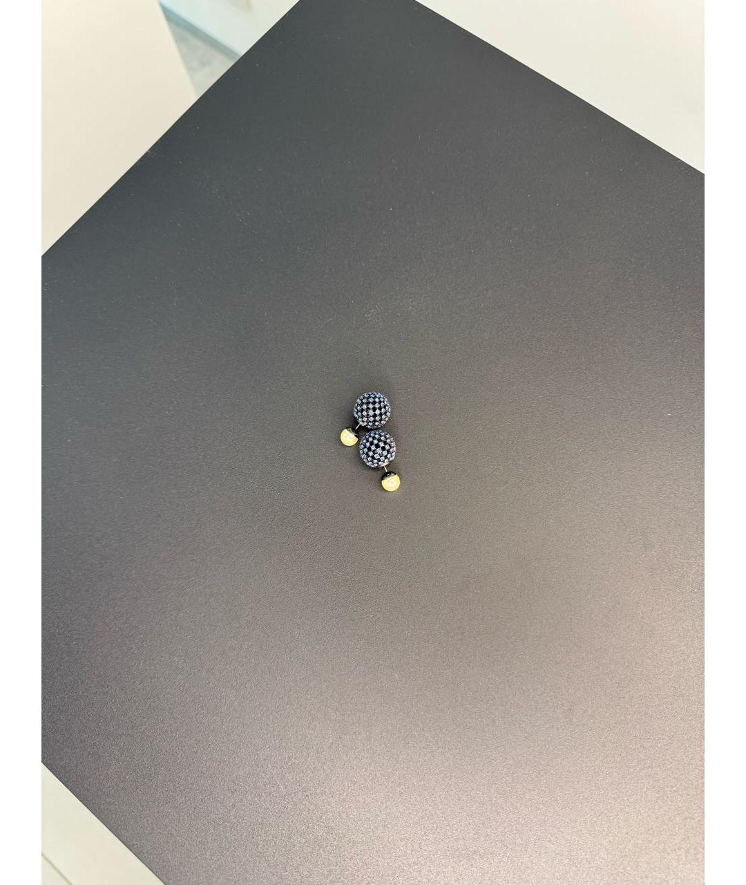 CHRISTIAN DIOR Синие жемчужные серьги, фото 3