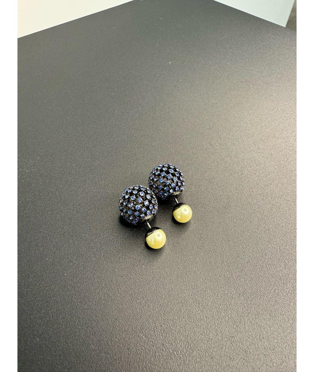 CHRISTIAN DIOR Синие жемчужные серьги, фото 2