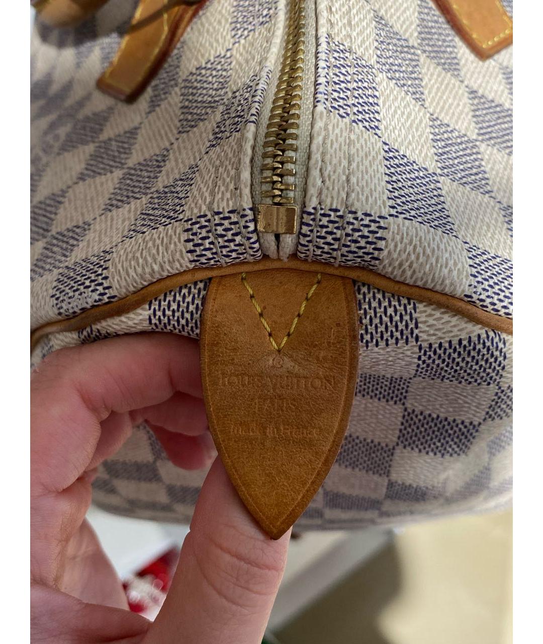 LOUIS VUITTON Белая сумка с короткими ручками, фото 3