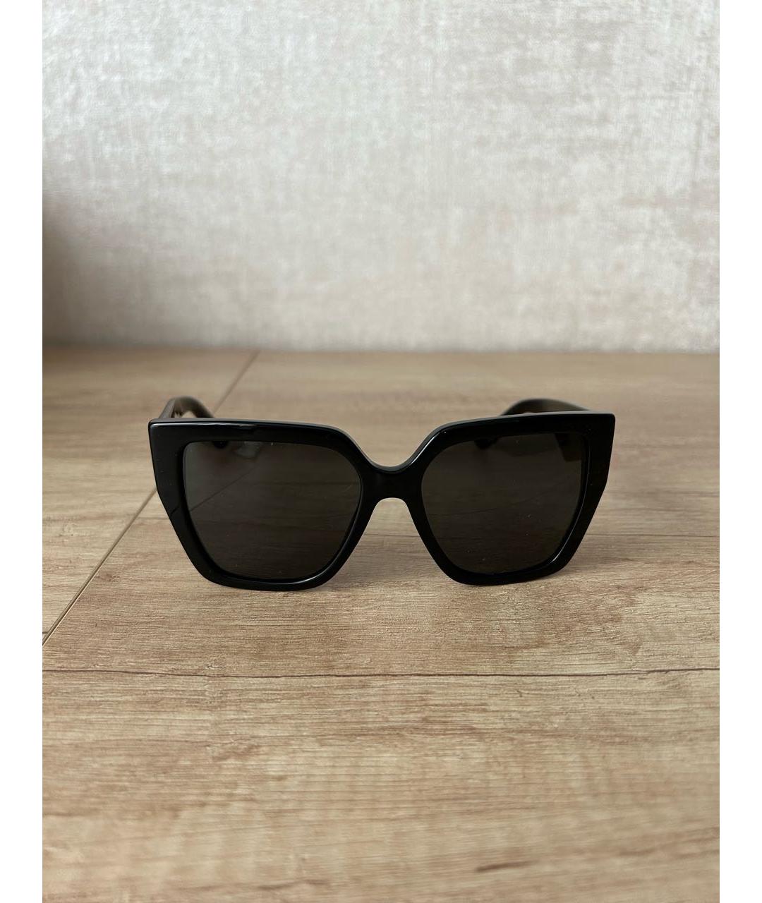 DOLCE&GABBANA Черные пластиковые солнцезащитные очки, фото 6