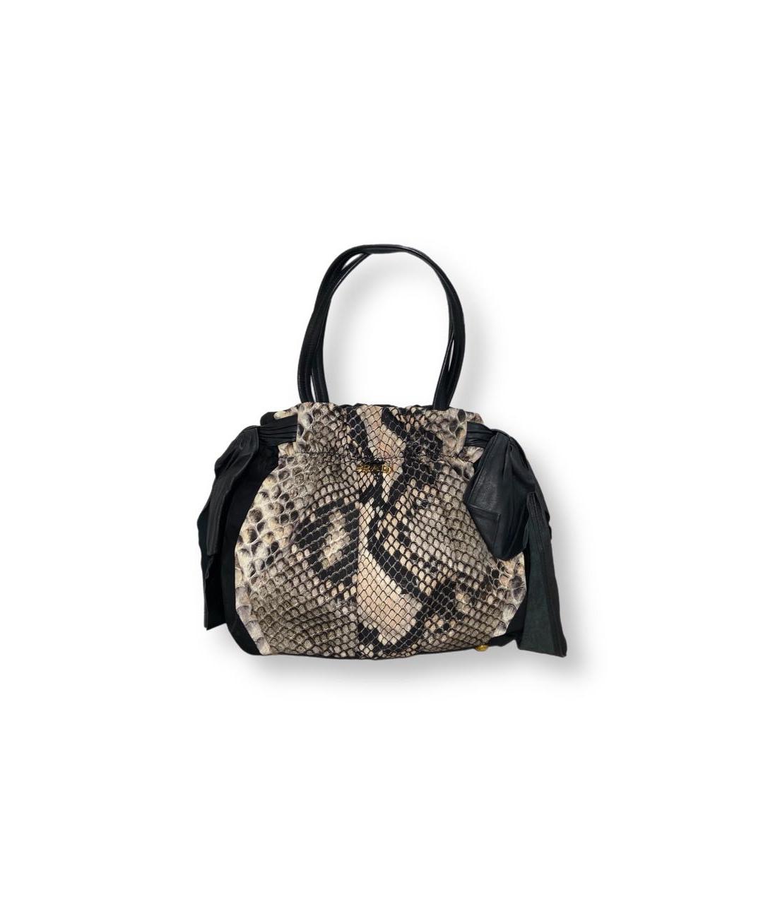 PRADA Кожаная сумка с короткими ручками, фото 2