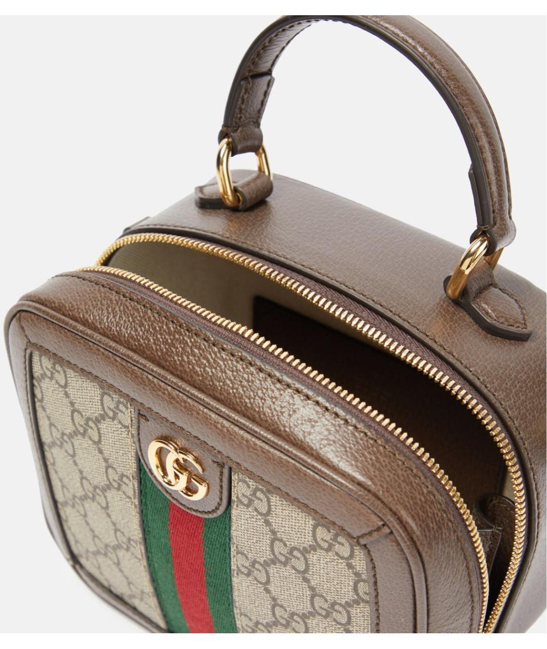 GUCCI Коричневая сумка через плечо, фото 3