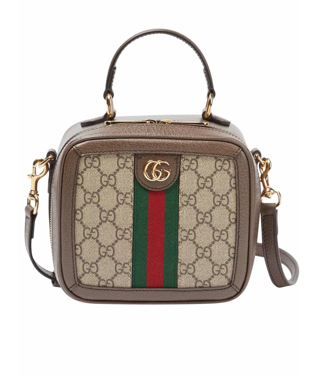 GUCCI Коричневая сумка через плечо, фото 1