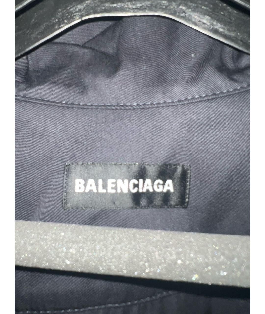 BALENCIAGA Черная хлопковая куртка, фото 5