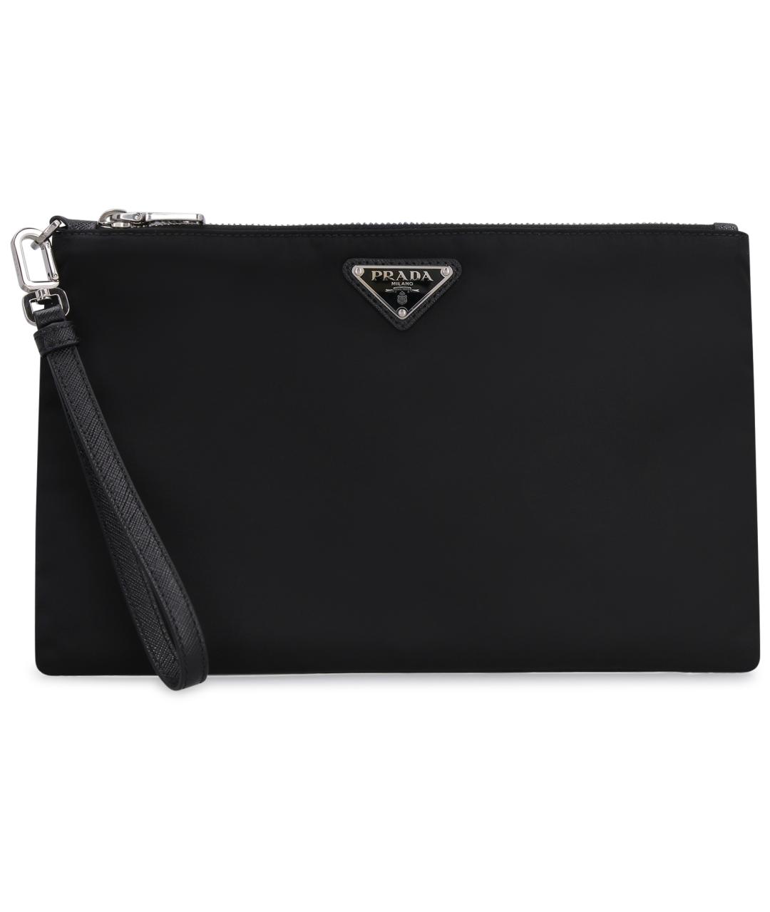 PRADA Черная синтетическая папка для документов, фото 2