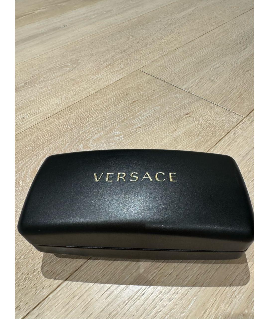 VERSACE Зеленые пластиковые солнцезащитные очки, фото 5