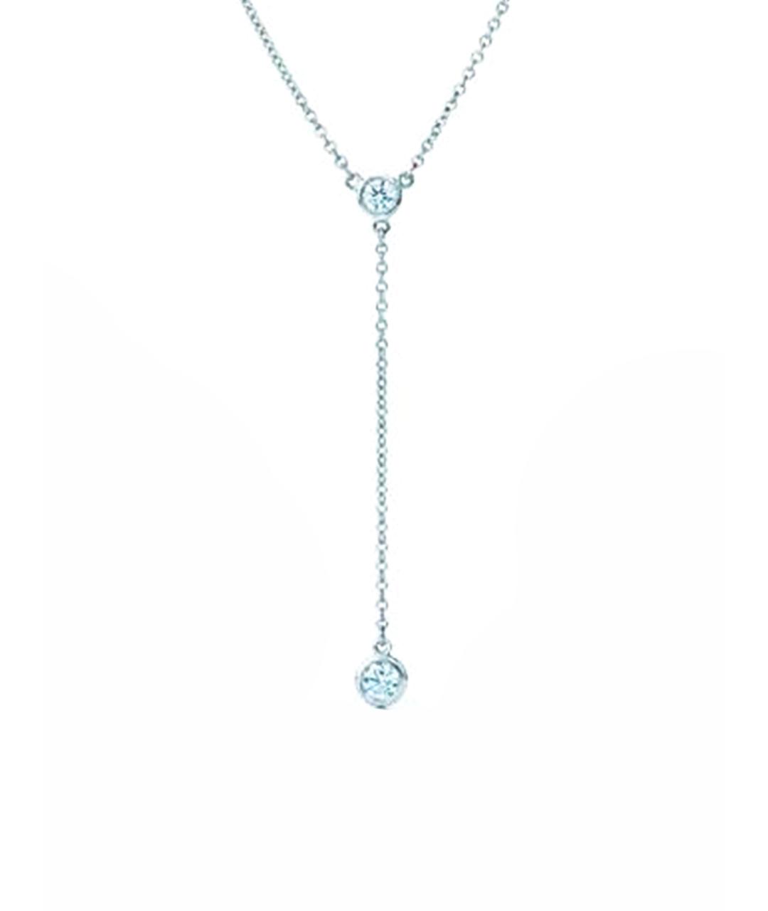 TIFFANY&CO Белая платиновая подвеска, фото 1