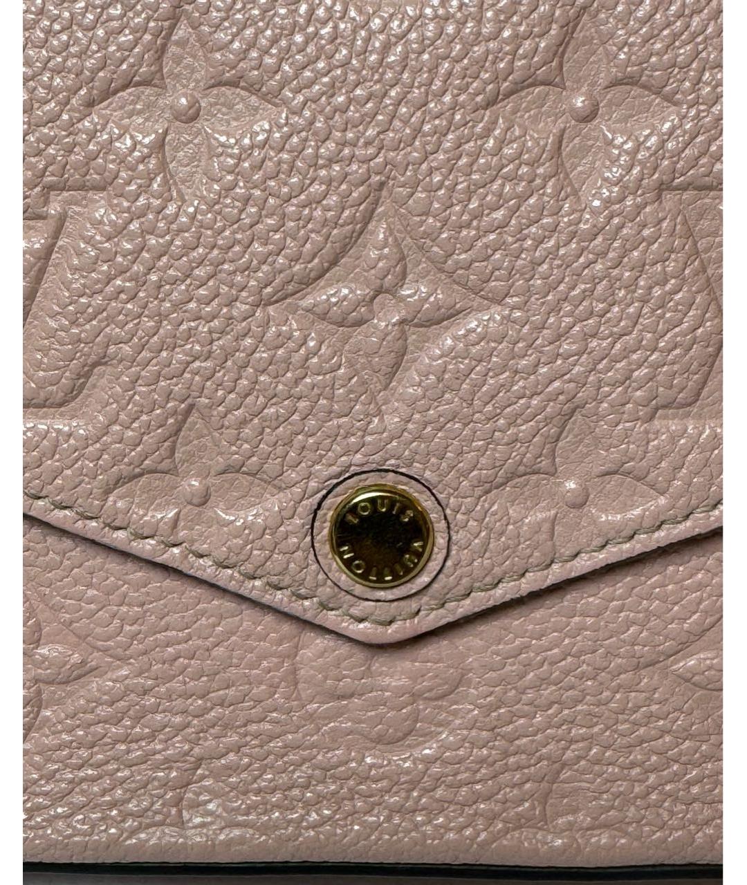 LOUIS VUITTON Розовая кожаная сумка через плечо, фото 6