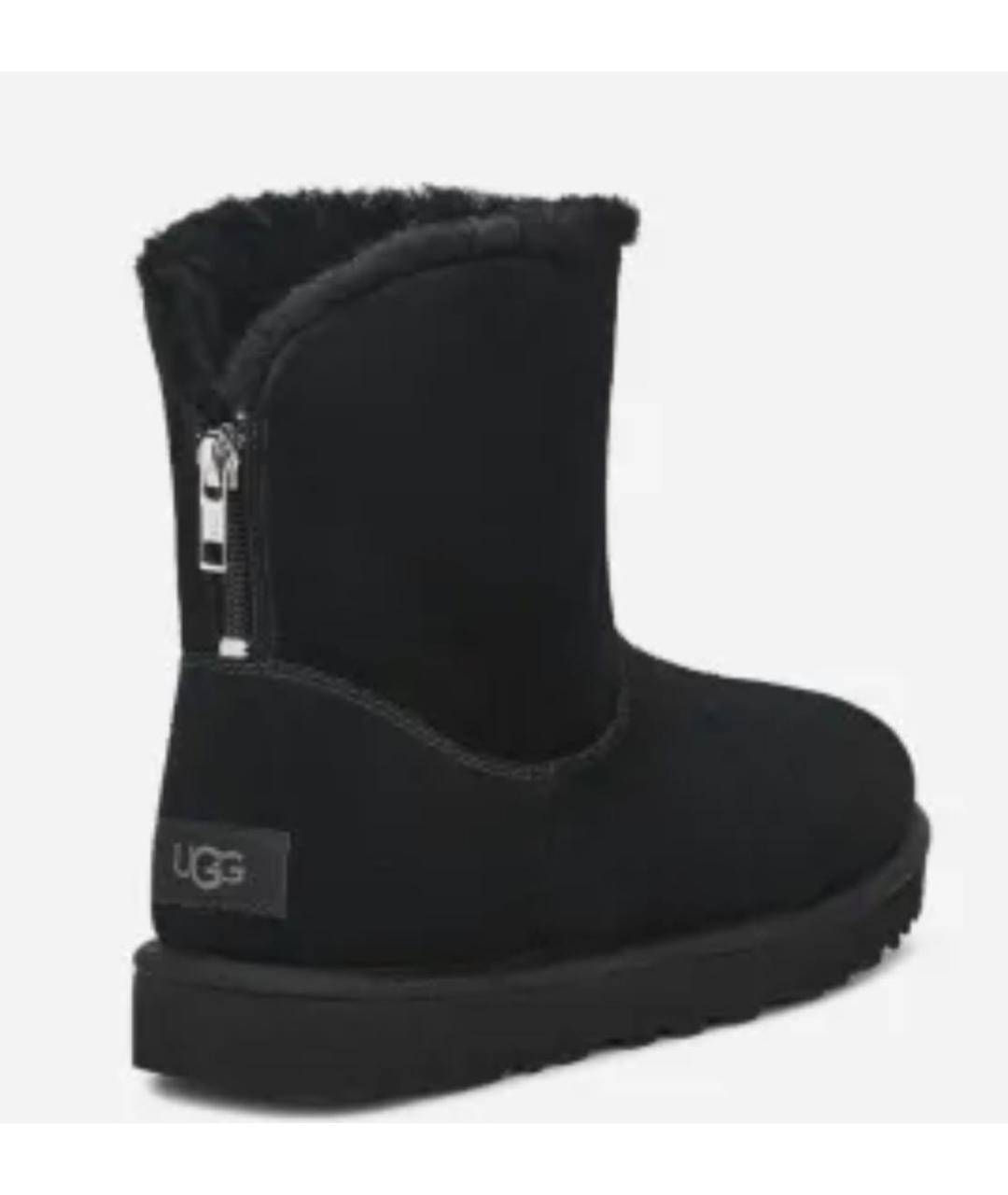 UGG AUSTRALIA Черные замшевые ботинки, фото 5