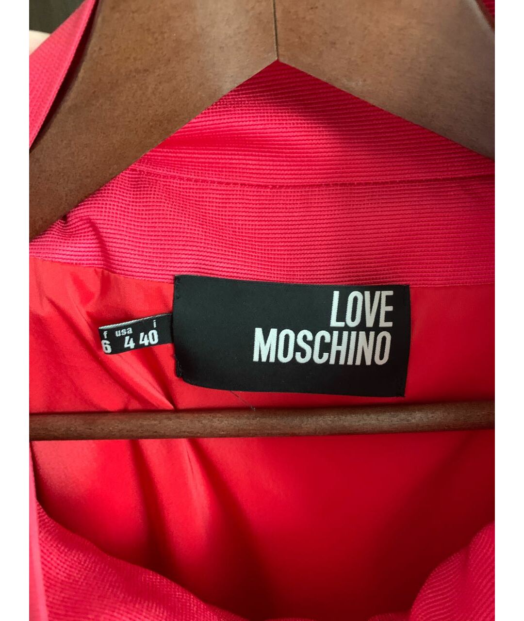 LOVE MOSCHINO Фуксия ацетатный жакет/пиджак, фото 3