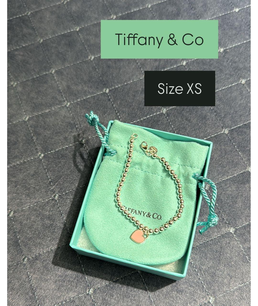 TIFFANY&CO Серебрянный серебряный браслет, фото 3