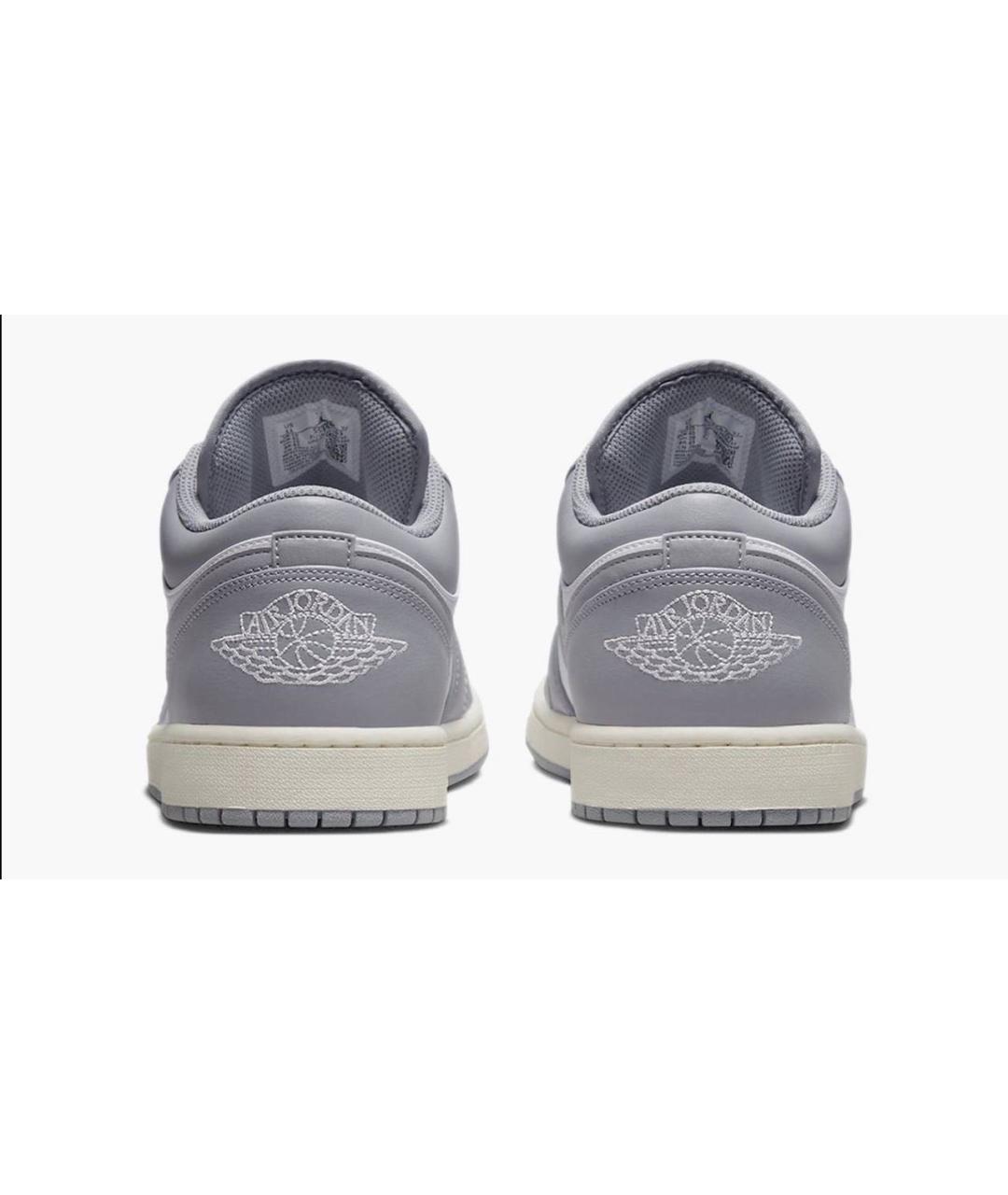 NIKE Серые кожаные кроссовки, фото 4